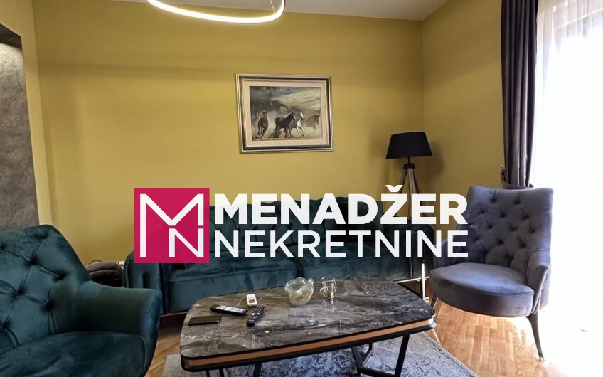 JEDNOSOBAN LUX NAMJEŠTEN STAN 50m2-PREKO MORAČE