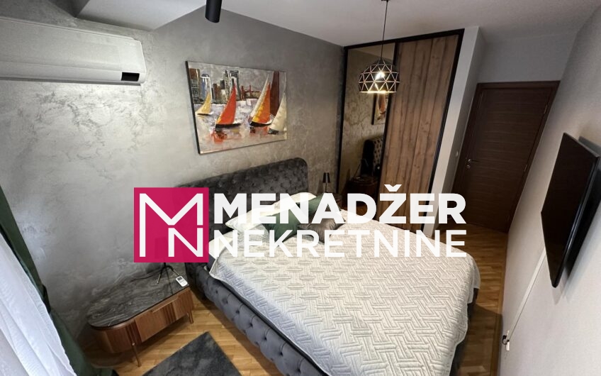 JEDNOSOBAN LUX NAMJEŠTEN STAN 50m2-PREKO MORAČE