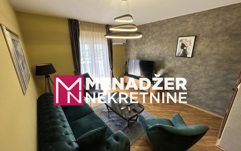 JEDNOSOBAN LUX NAMJEŠTEN STAN 50m2-PREKO MORAČE