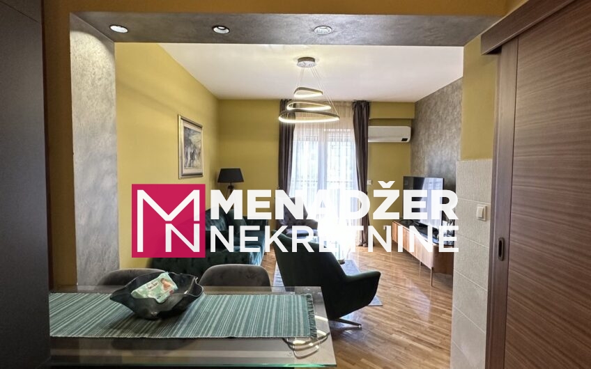JEDNOSOBAN LUX NAMJEŠTEN STAN 50m2-PREKO MORAČE