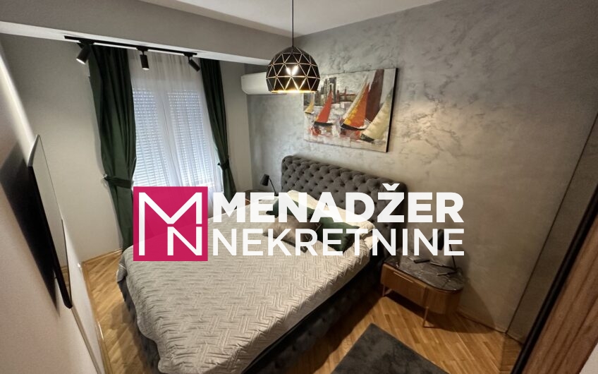 JEDNOSOBAN LUX NAMJEŠTEN STAN 50m2-PREKO MORAČE