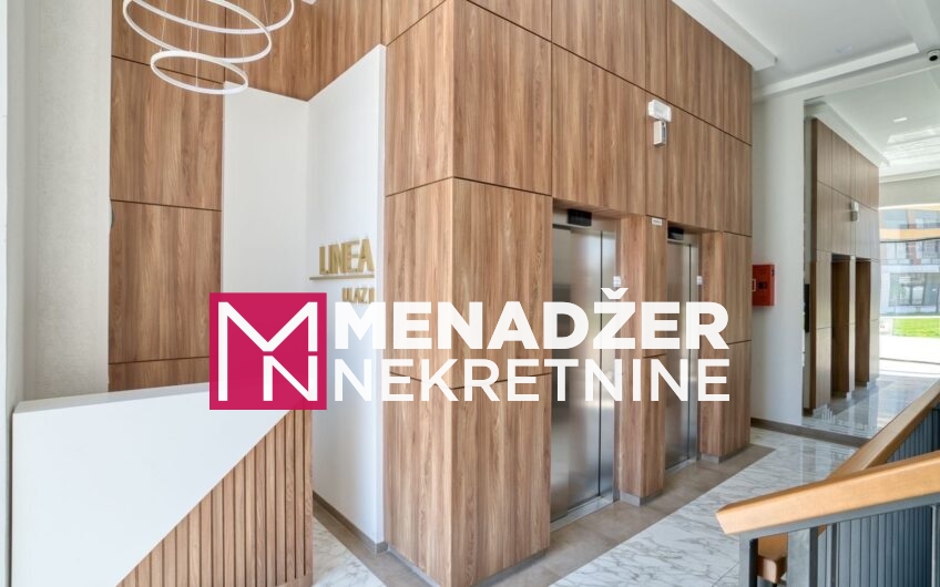 JEDNOSOBAN LUX NAMJEŠTEN STAN 57 m2 SA GARAŽOM-PREKO MORAČE-LINEA