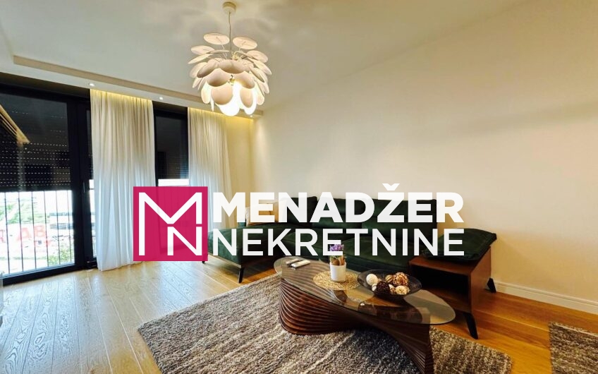 JEDNOSOBAN LUX NAMJEŠTEN STAN 57 m2 SA GARAŽOM-PREKO MORAČE-LINEA