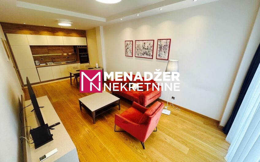 DVOSOBAN LUX NAMJEŠTEN STAN 75 m2, GARAŽA – PREKO MORAČE