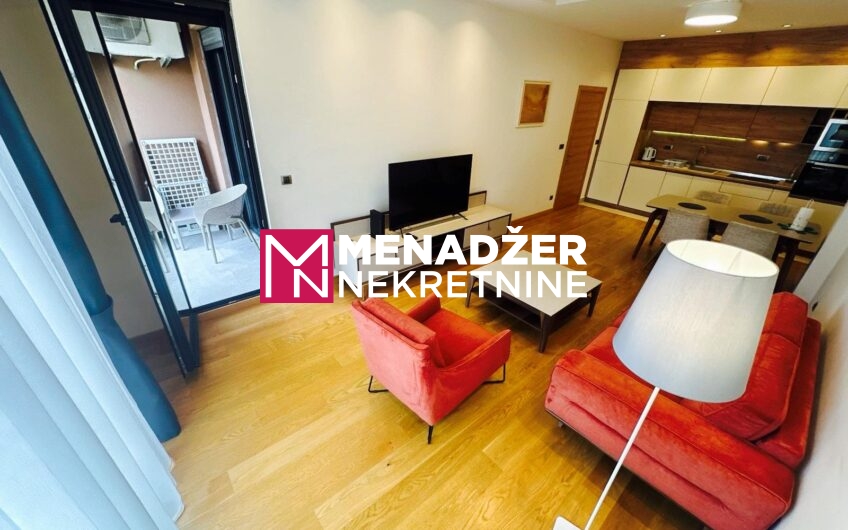 DVOSOBAN LUX NAMJEŠTEN STAN 75 m2, GARAŽA – PREKO MORAČE