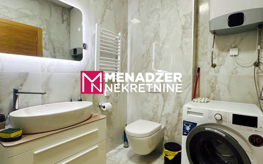 DVOSOBAN LUX NAMJEŠTEN STAN 75 m2, GARAŽA – PREKO MORAČE