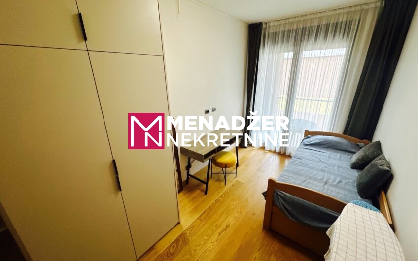DVOSOBAN LUX NAMJEŠTEN STAN 75 m2, GARAŽA – PREKO MORAČE