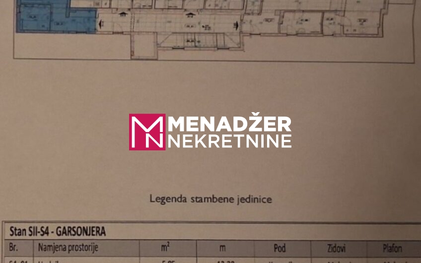 GARSONjERA 29 m2 – MOMIŠIĆI