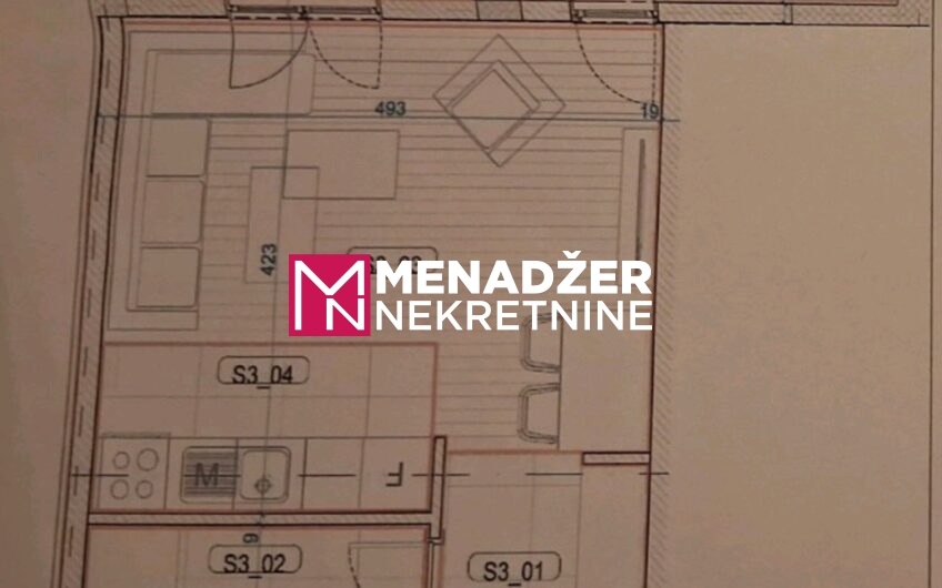 GARSONjERA 32 m2 – MOMIŠIĆI