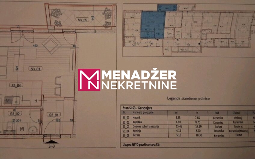 GARSONjERA 32 m2 – MOMIŠIĆI